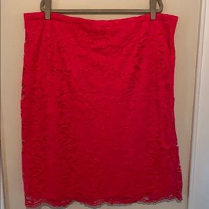 Lace Lined Skirt